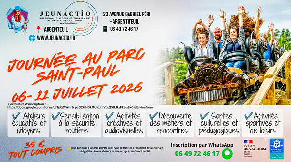Programme Vacances d’Été JEUNACTIO 2026 –